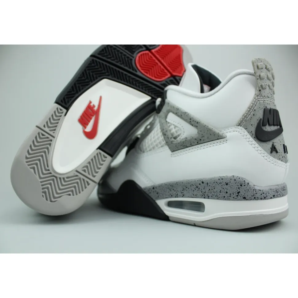 Classic White Cement Retro Sneakers