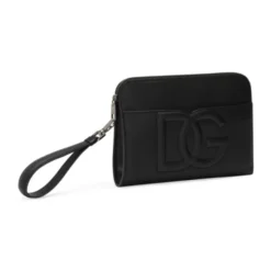 Clutch with Embossed Logo