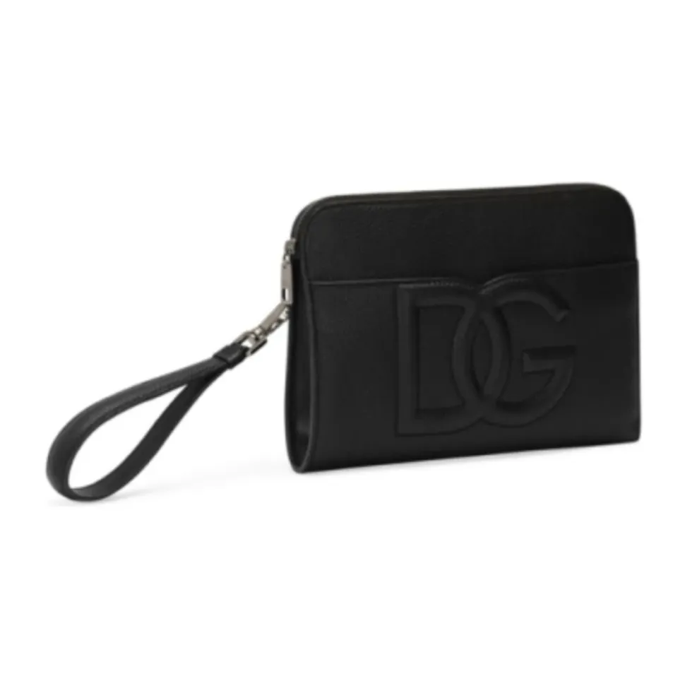 Clutch with Embossed Logo