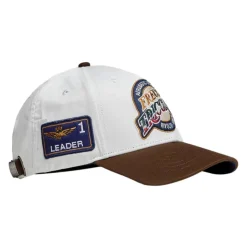 Color Block Cap with Embroidery