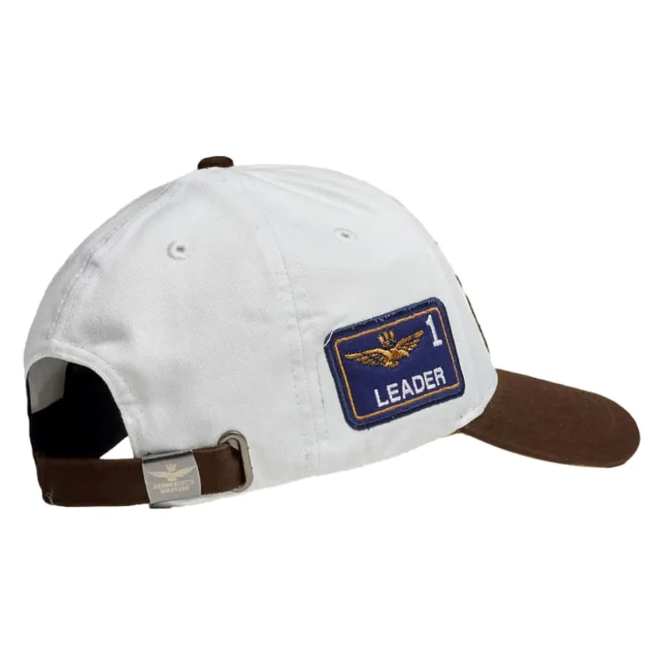 Color Block Cap with Embroidery