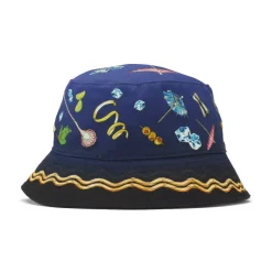 Colorful Cotton Hat with Falling Edge
