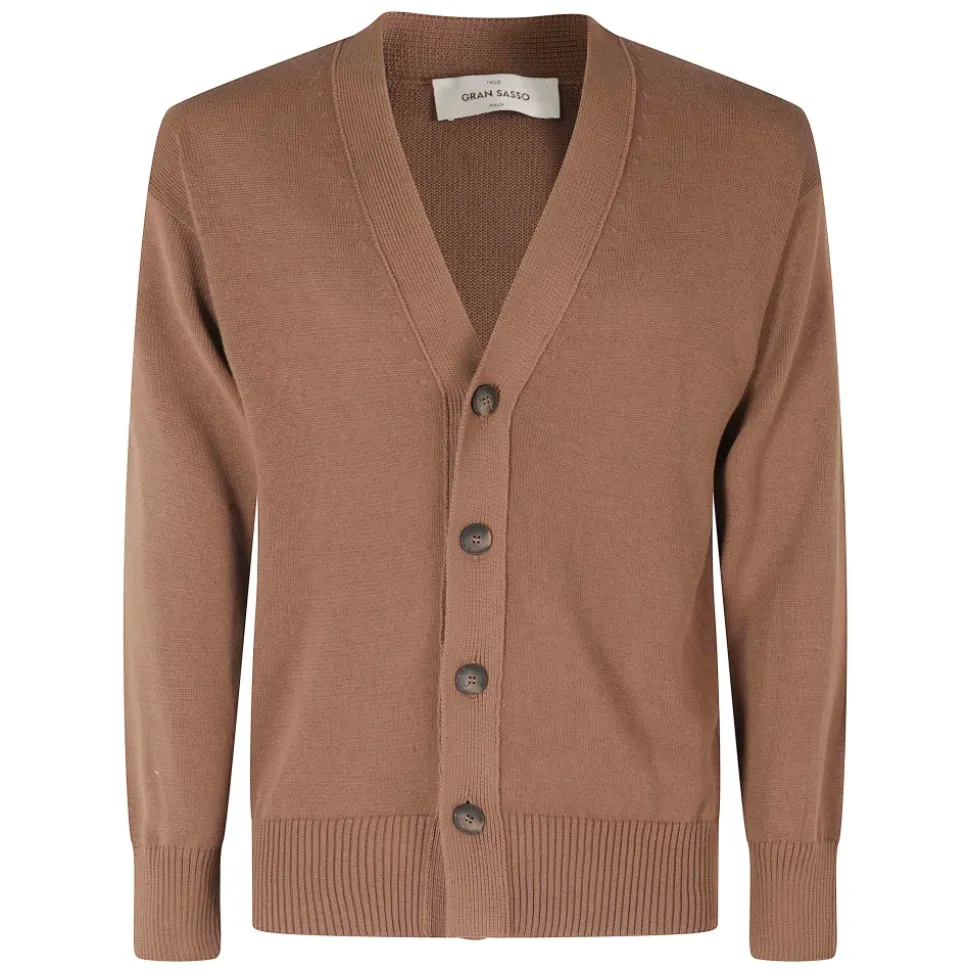 Comfort Fit V-neck Fine Knit Cardigan