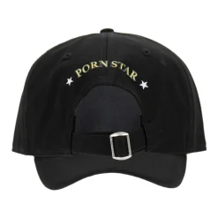 Contrast Print Baseball Cap with Buckle