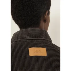 Corduroy Side-Slit Overshirt