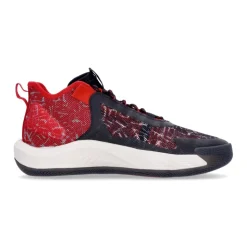 Core Basketball Shoe Black/Scarlet/White