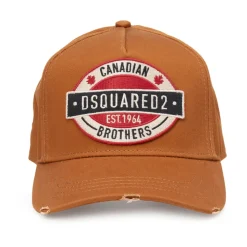 Cotton Baseball Cap with Logo Patch