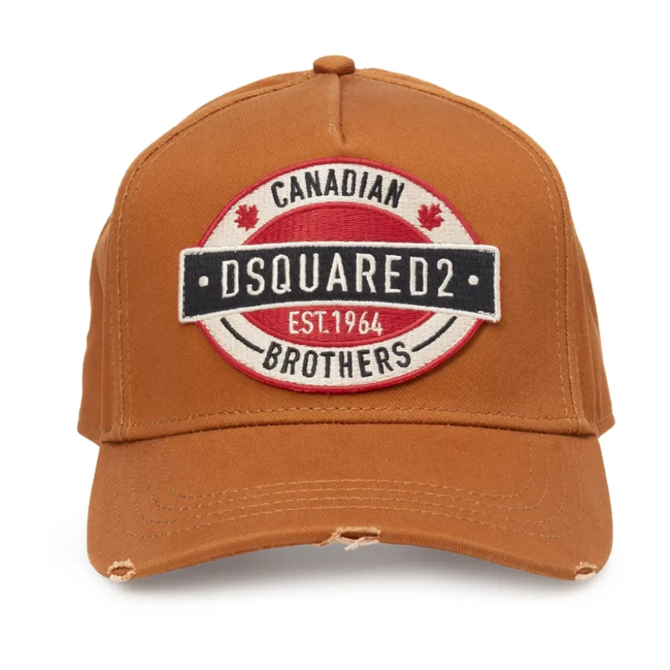Cotton Baseball Cap with Logo Patch