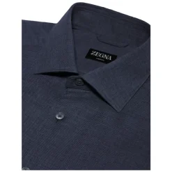 Cotton Cashmere Shirt Regular Fit Italy
