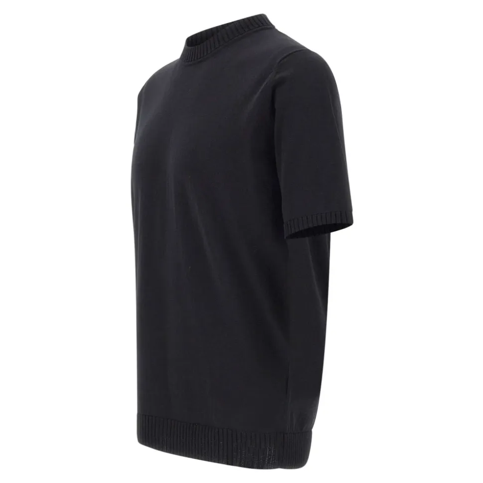 Cotton Crepe Crewneck