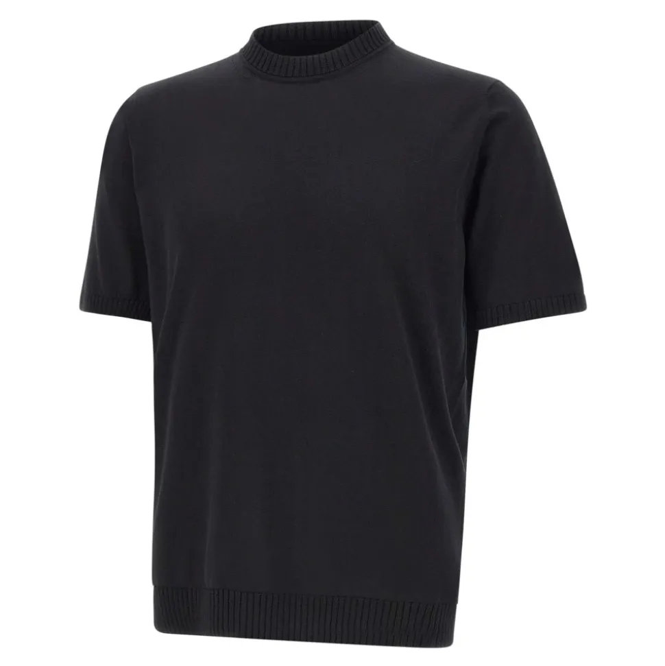 Cotton Crepe Crewneck