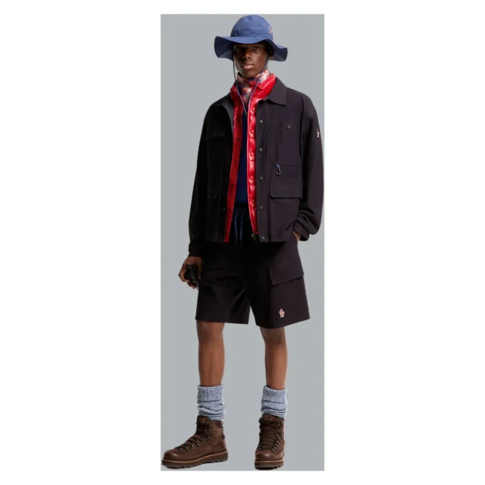 Cotton Jersey Gabardine Shorts