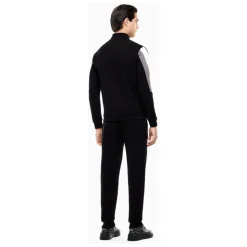 Cotton Jersey Jumpsuit with Ribbed Details
