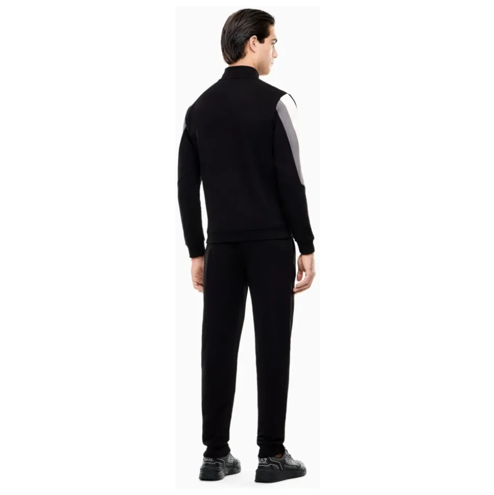 Cotton Jersey Jumpsuit with Ribbed Details