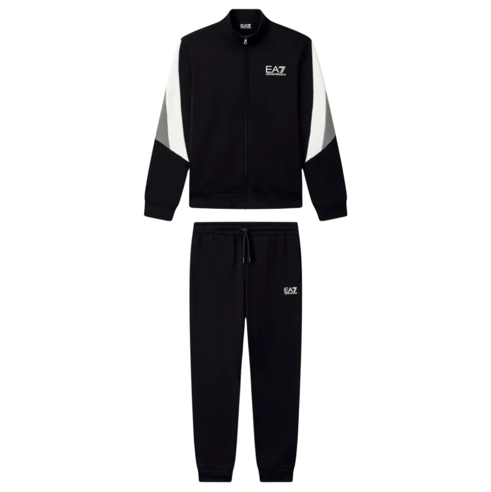 Cotton Jersey Jumpsuit with Ribbed Details