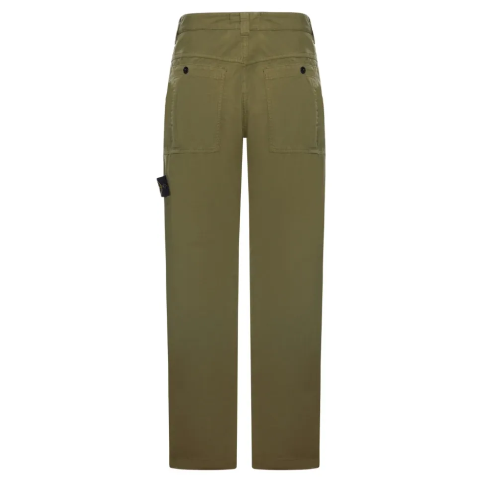 Cotton Trousers With Logo