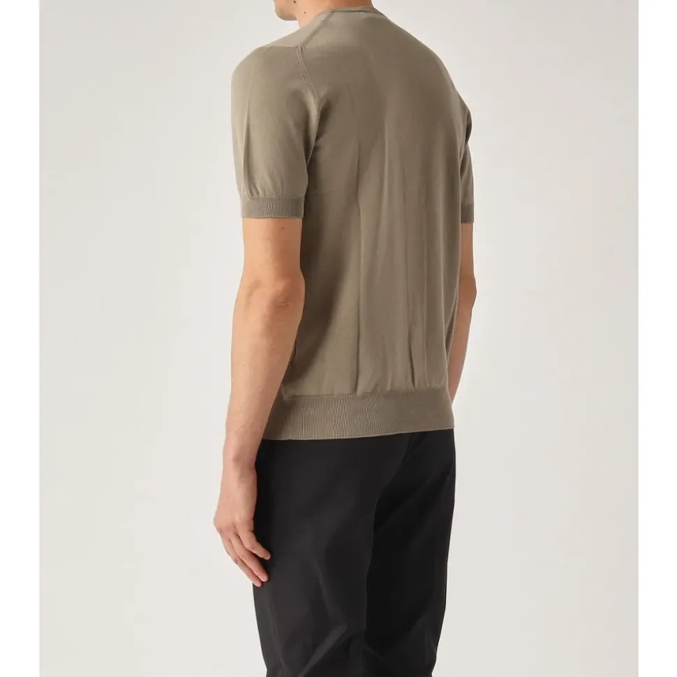Crew-neck Knit T-shirt