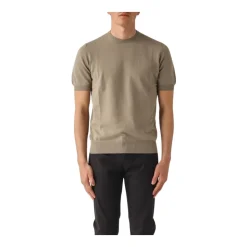 Crew-neck Knit T-shirt