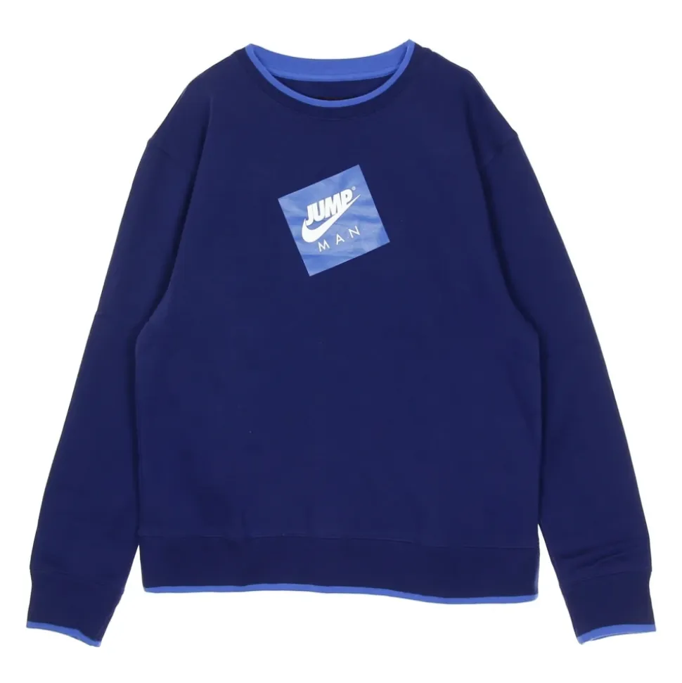 Crew Neck Sweatshirt with Jumpman Print