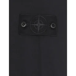Crewneck Sweatshirt with Logo Patch