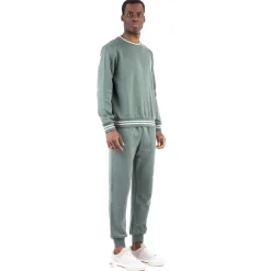 Crewneck sweatshirt with trims