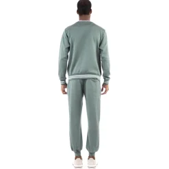 Crewneck sweatshirt with trims