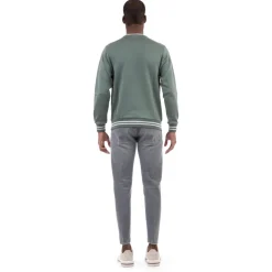 Crewneck sweatshirt with trims