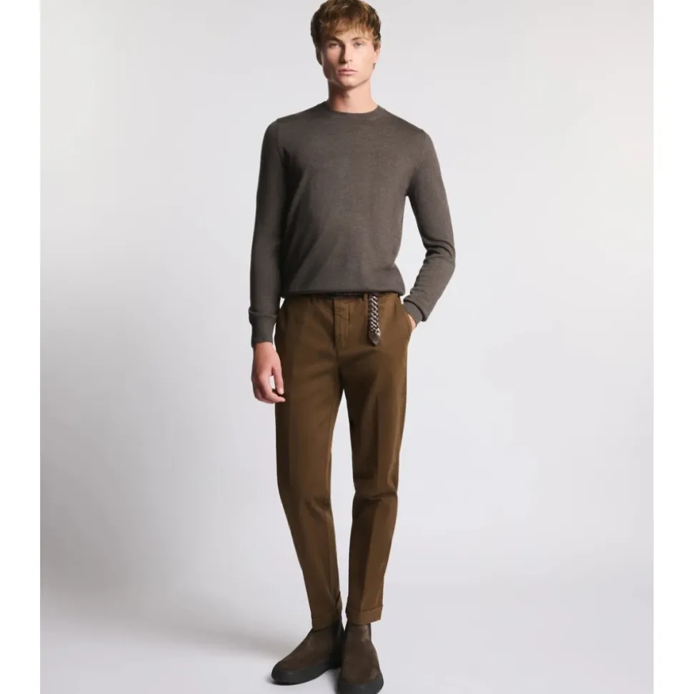 Crew Neck Wool Sweater