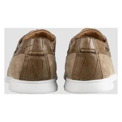 Crocodile & Suede Loafers