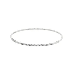 Crystal-Embellished Articulated Link Necklace