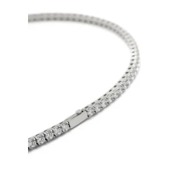 Crystal-Embellished Articulated Link Necklace