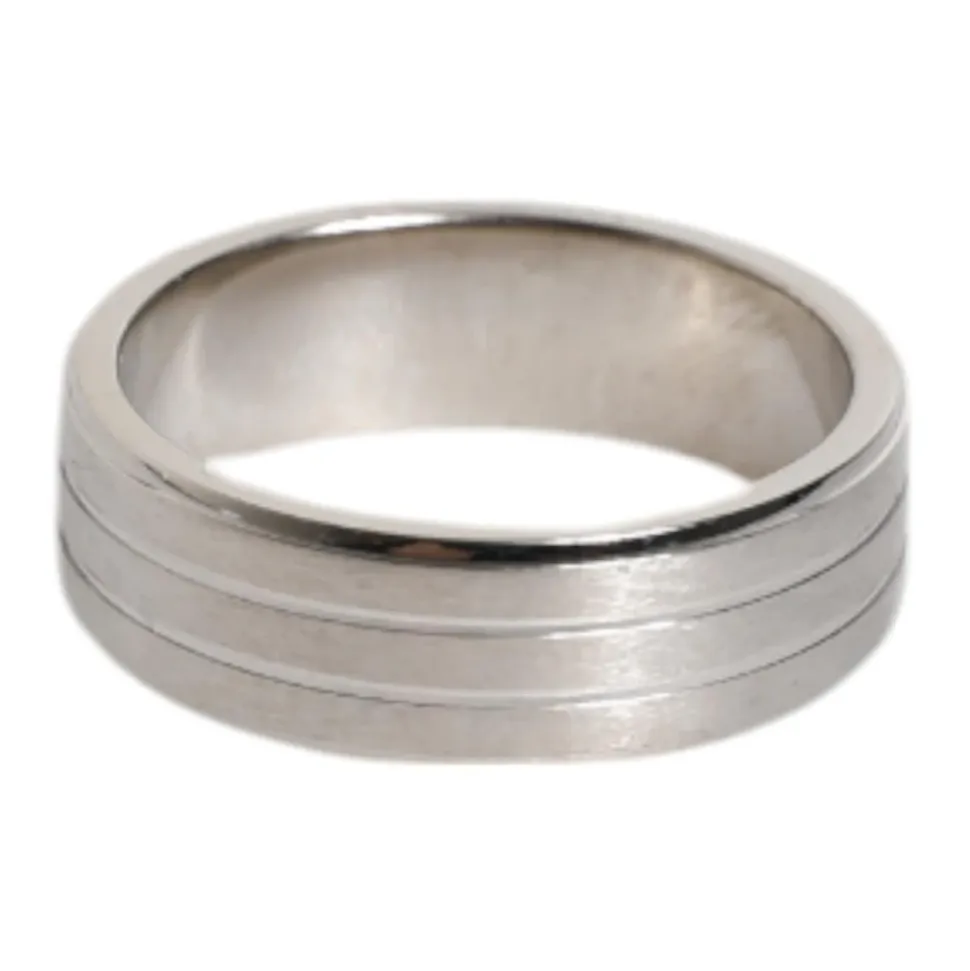 Crystal Logo Brass Ring