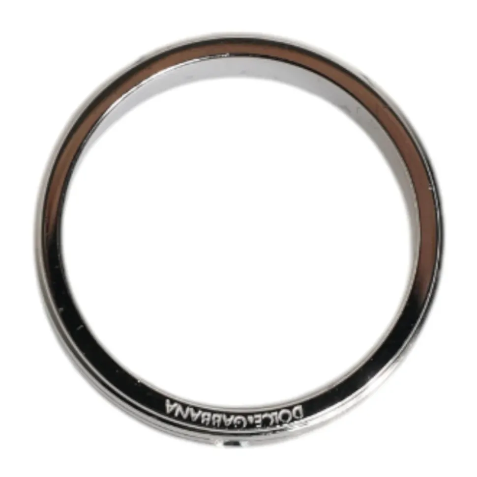 Crystal Logo Brass Ring