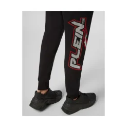 Crystal Logo Jogging Pants Black