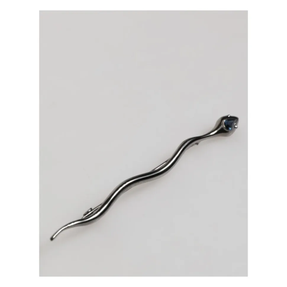 Crystal Serpente Brooch Pin
