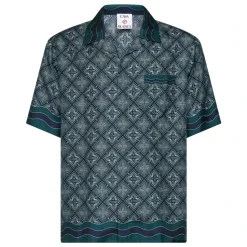 Cuban Collar Short Sleeve Shirt
