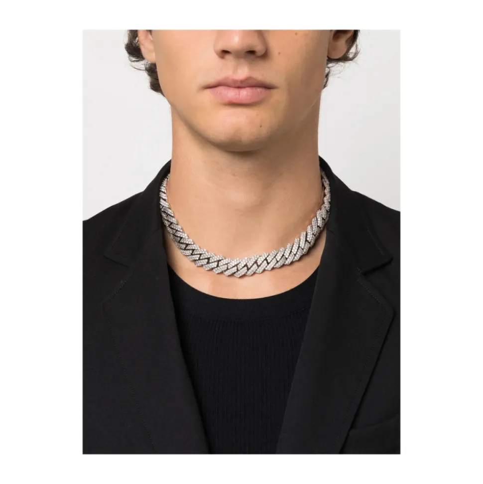 Cuban Embellished Choker Necklace
