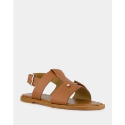Cuoio Leather Sandals with Metal Detail