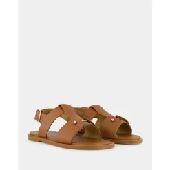 Cuoio Leather Sandals with Metal Detail