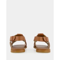 Cuoio Leather Sandals with Metal Detail