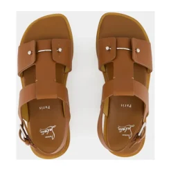 Cuoio Leather Sandals with Metal Detail