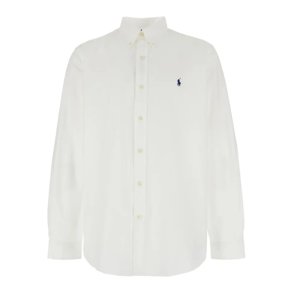 Custom Fit Stretch Poplin Shirt