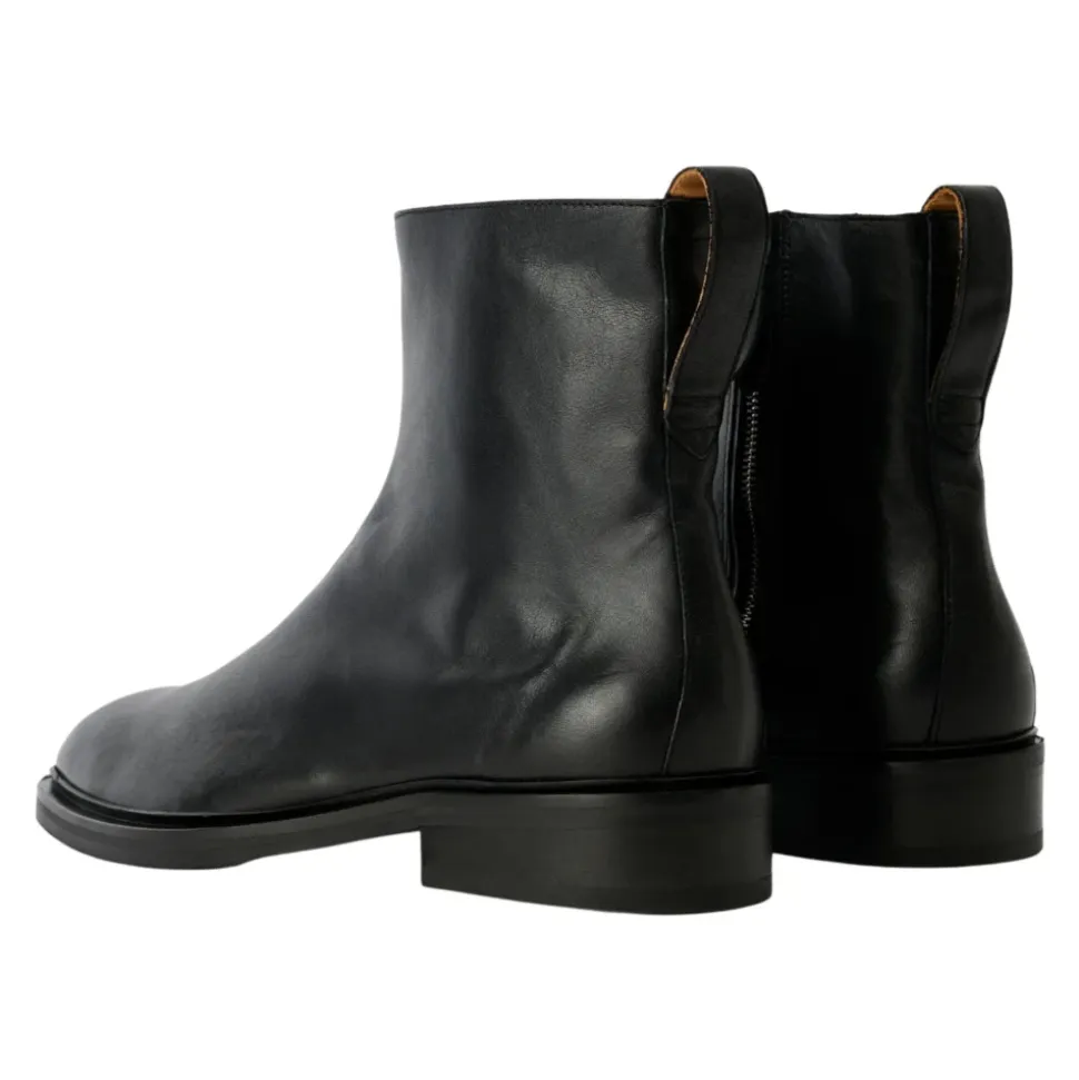 Daimono Zip Leather Boots