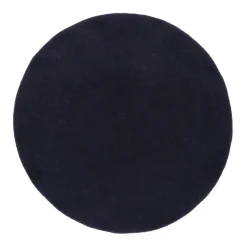 Dark Blue Wool Flat Cap Hat