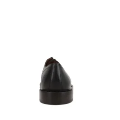 Dark Brown Leather Derby Shoes