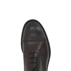 Dark Brown Leather Derby Shoes