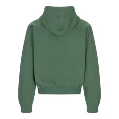 Dark Green Dégradé Effect Hoodie Sweater