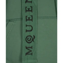 Dark Green Dégradé Effect Hoodie Sweater