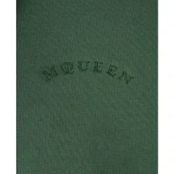 Dark Green Dégradé Effect Hoodie Sweater