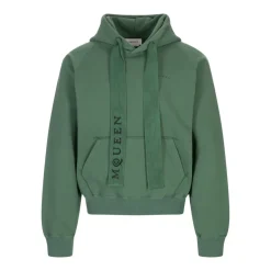 Dark Green Dégradé Effect Hoodie Sweater